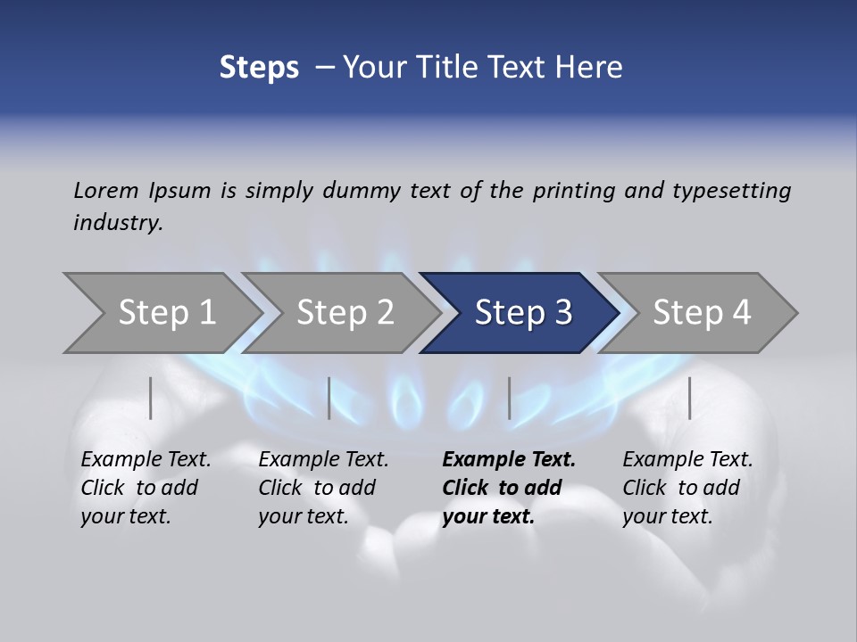 Close Burn Cook PowerPoint Template