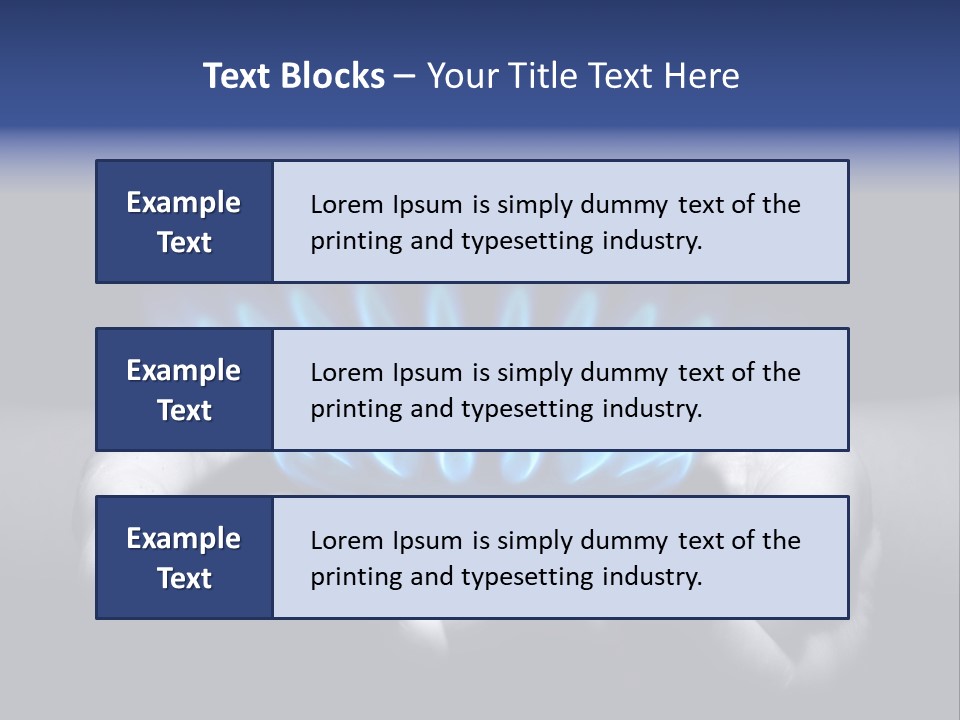 Close Burn Cook PowerPoint Template