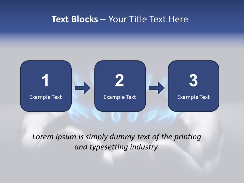 Close Burn Cook PowerPoint Template