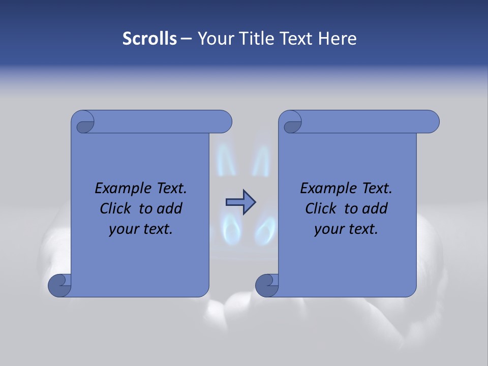 Close Burn Cook PowerPoint Template