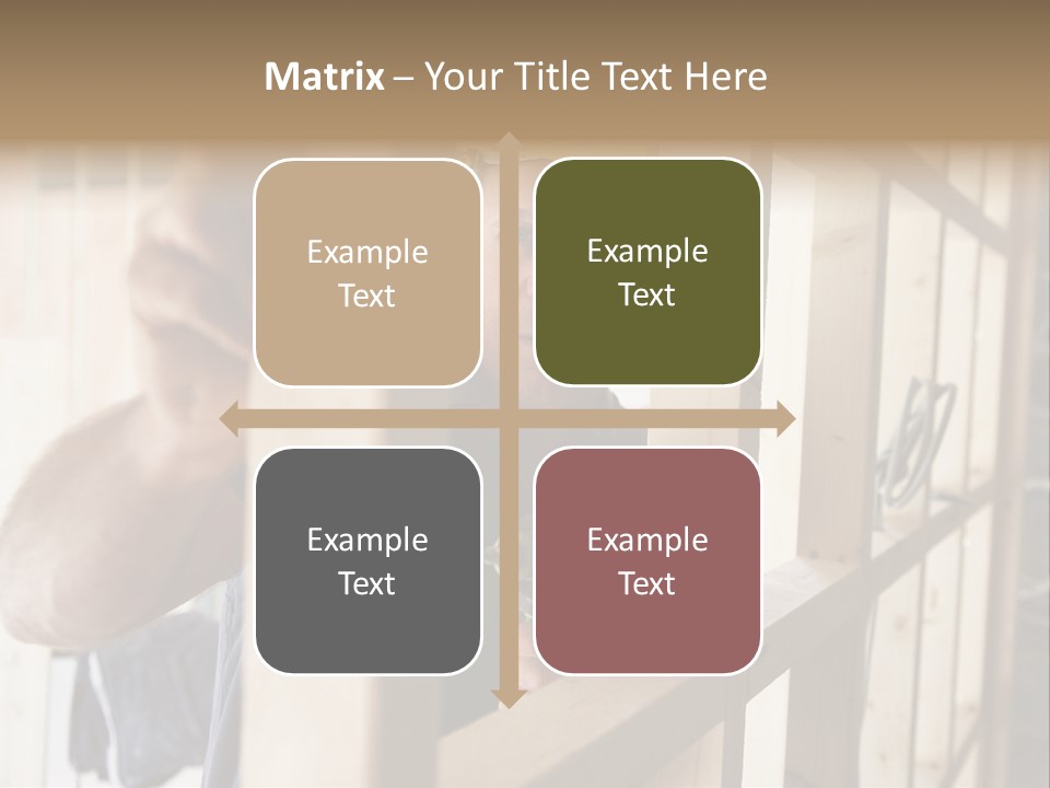 House Power Tool Male PowerPoint Template