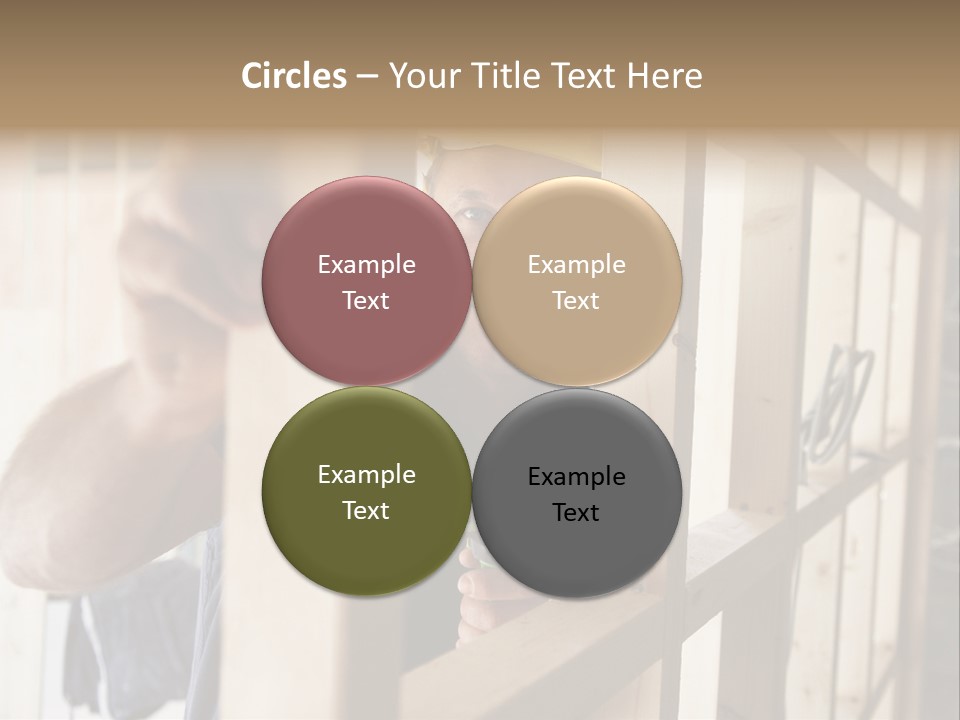 House Power Tool Male PowerPoint Template