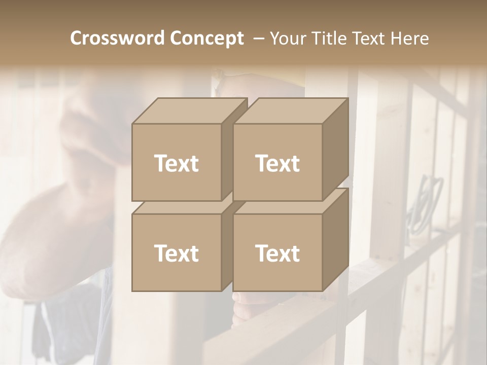 House Power Tool Male PowerPoint Template