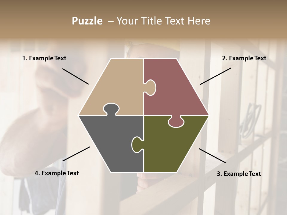 House Power Tool Male PowerPoint Template