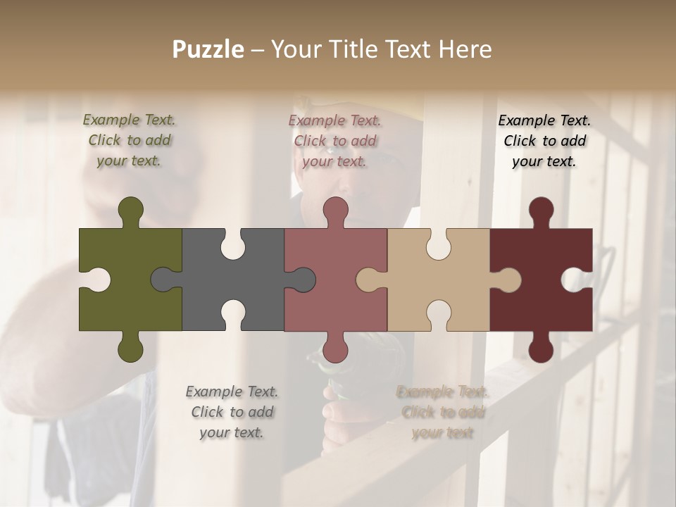 House Power Tool Male PowerPoint Template