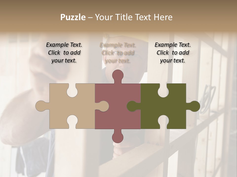 House Power Tool Male PowerPoint Template