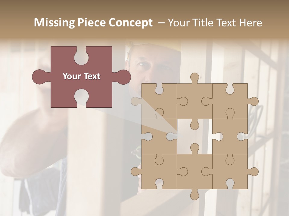 House Power Tool Male PowerPoint Template