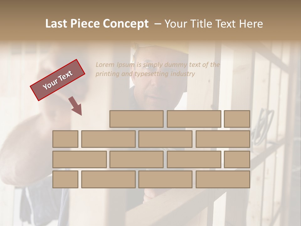 House Power Tool Male PowerPoint Template