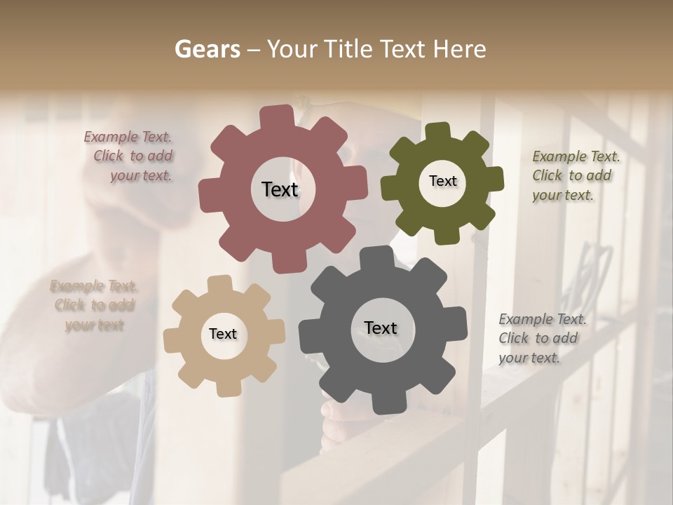 House Power Tool Male PowerPoint Template