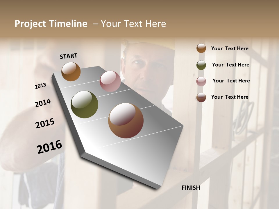 House Power Tool Male PowerPoint Template