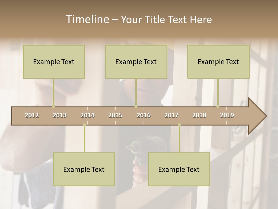 House Power Tool Male PowerPoint Template