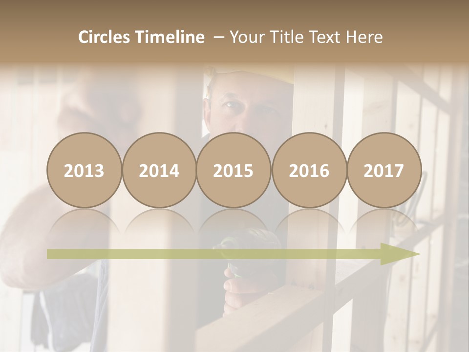 House Power Tool Male PowerPoint Template