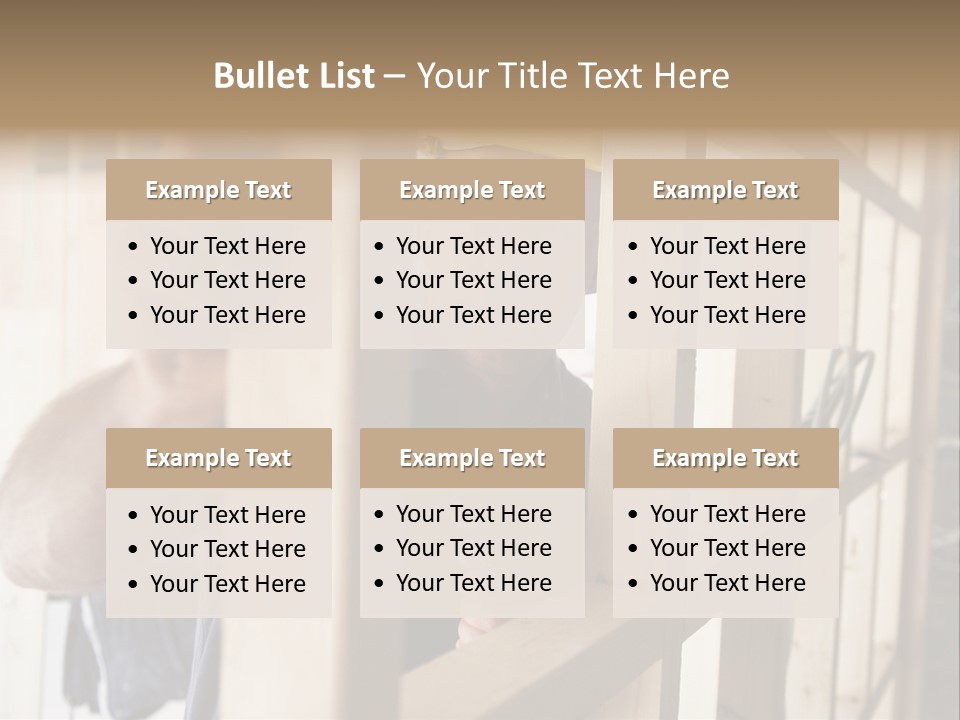 House Power Tool Male PowerPoint Template