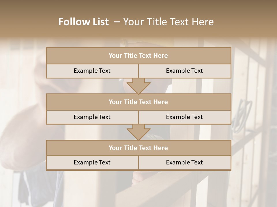 House Power Tool Male PowerPoint Template