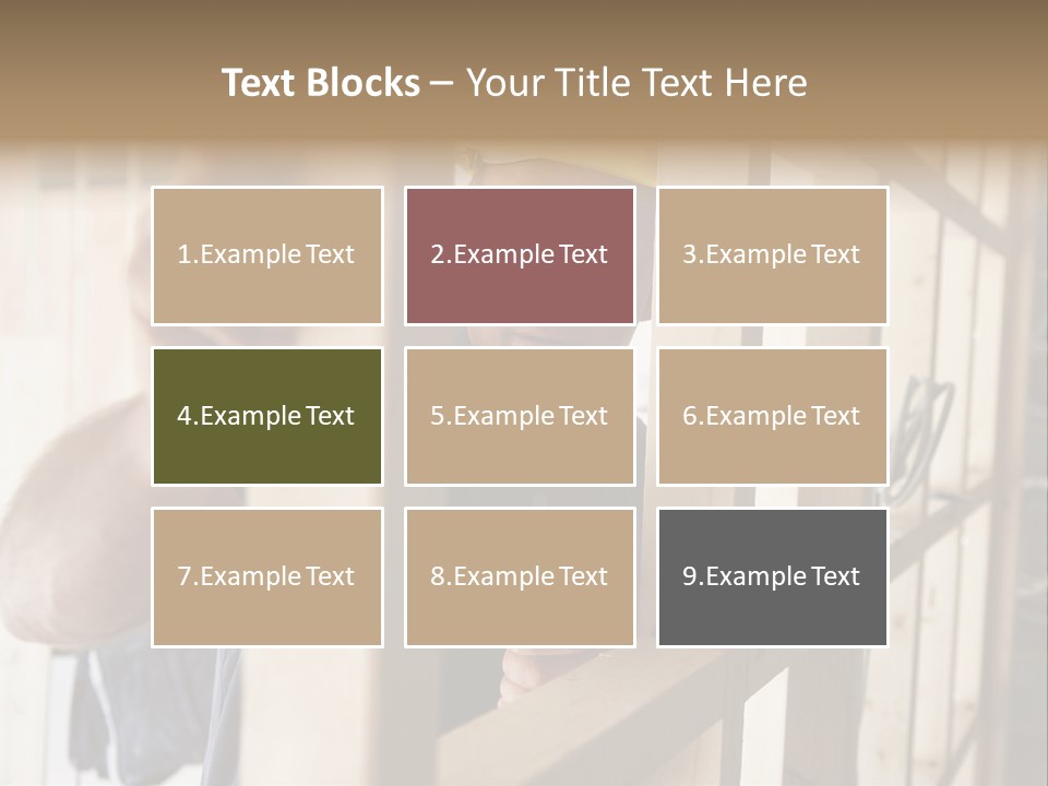 House Power Tool Male PowerPoint Template