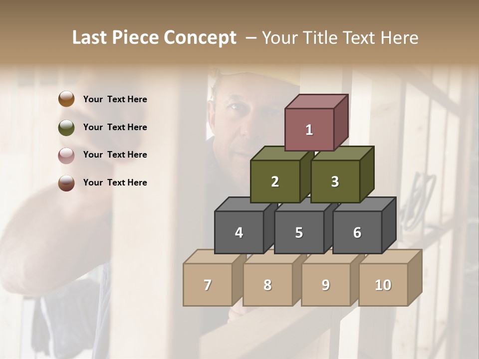 House Power Tool Male PowerPoint Template