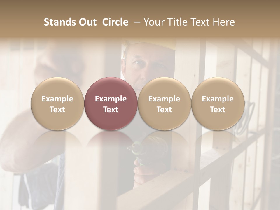 House Power Tool Male PowerPoint Template