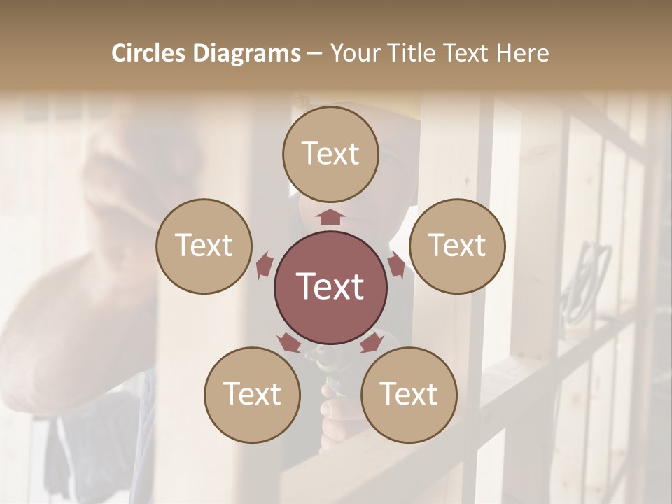 House Power Tool Male PowerPoint Template