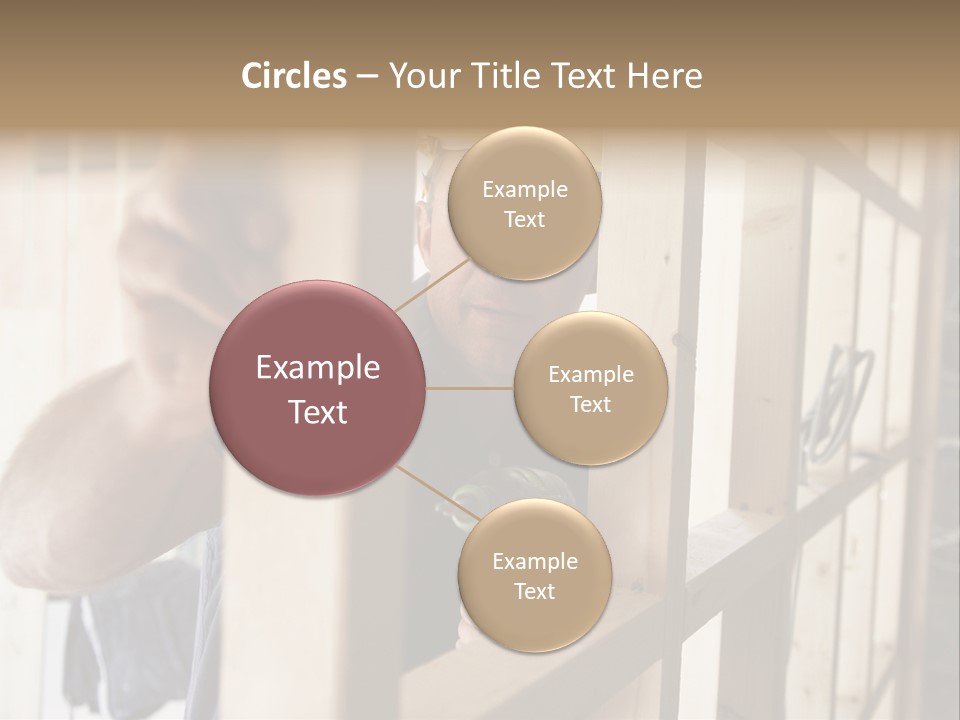 House Power Tool Male PowerPoint Template