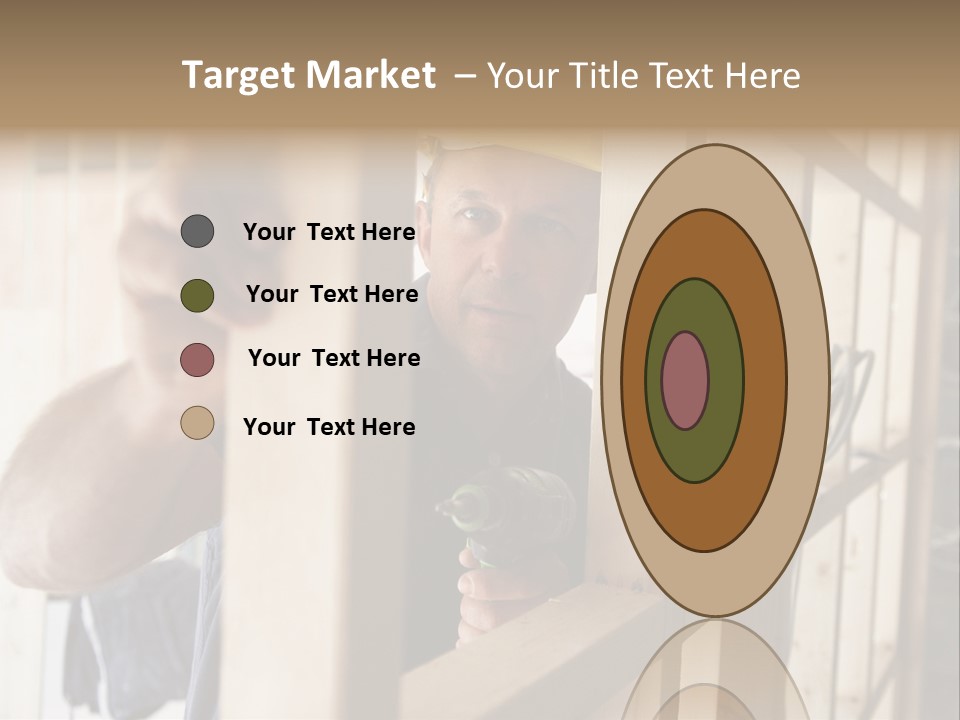 House Power Tool Male PowerPoint Template