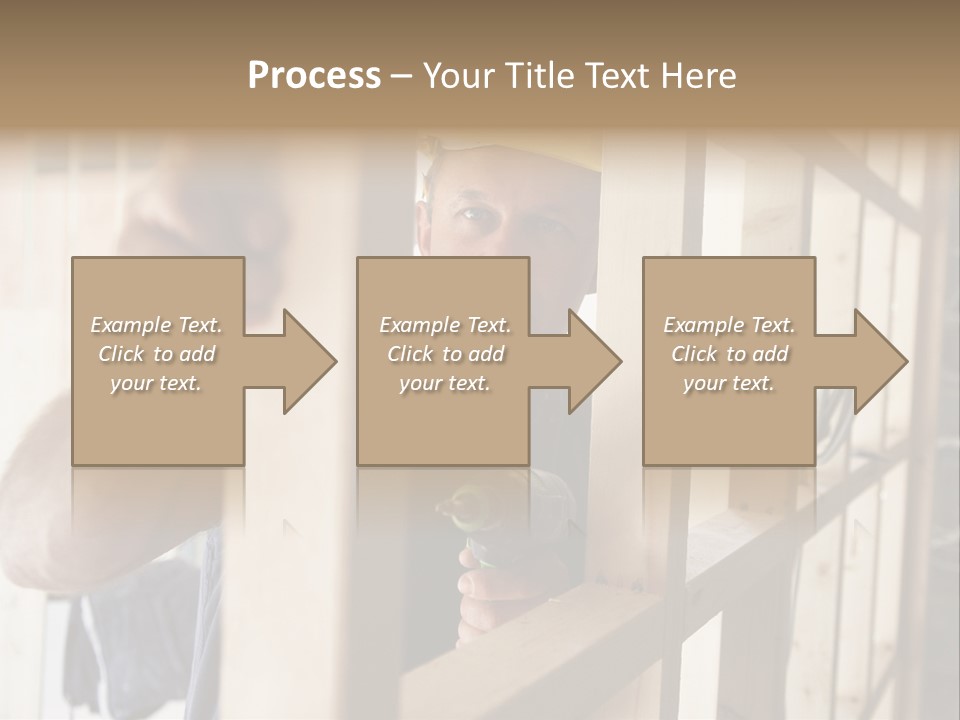 House Power Tool Male PowerPoint Template