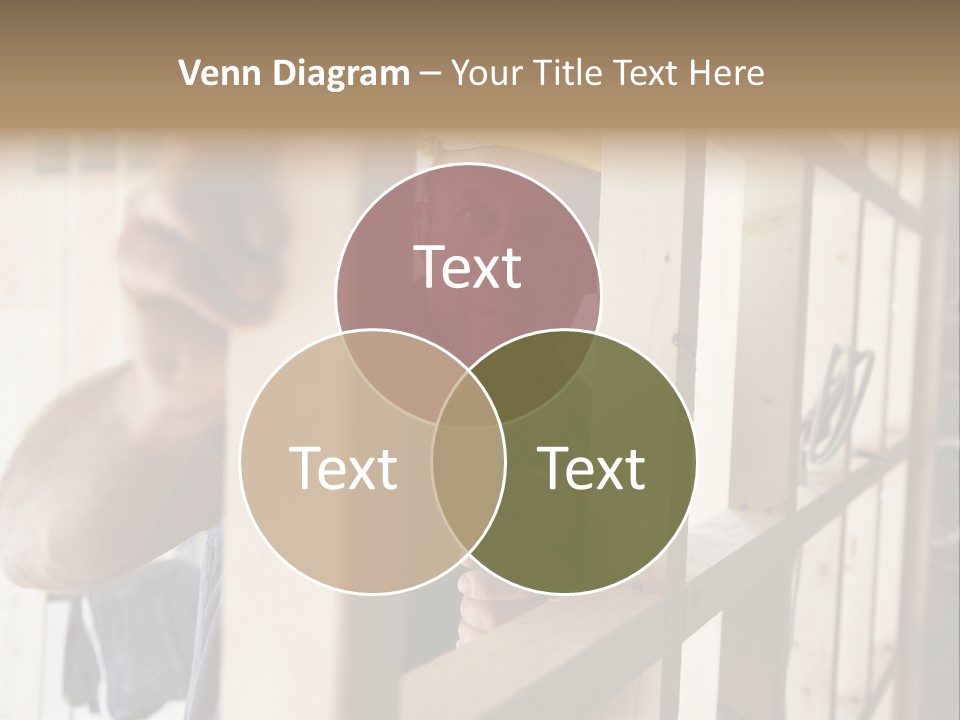 House Power Tool Male PowerPoint Template