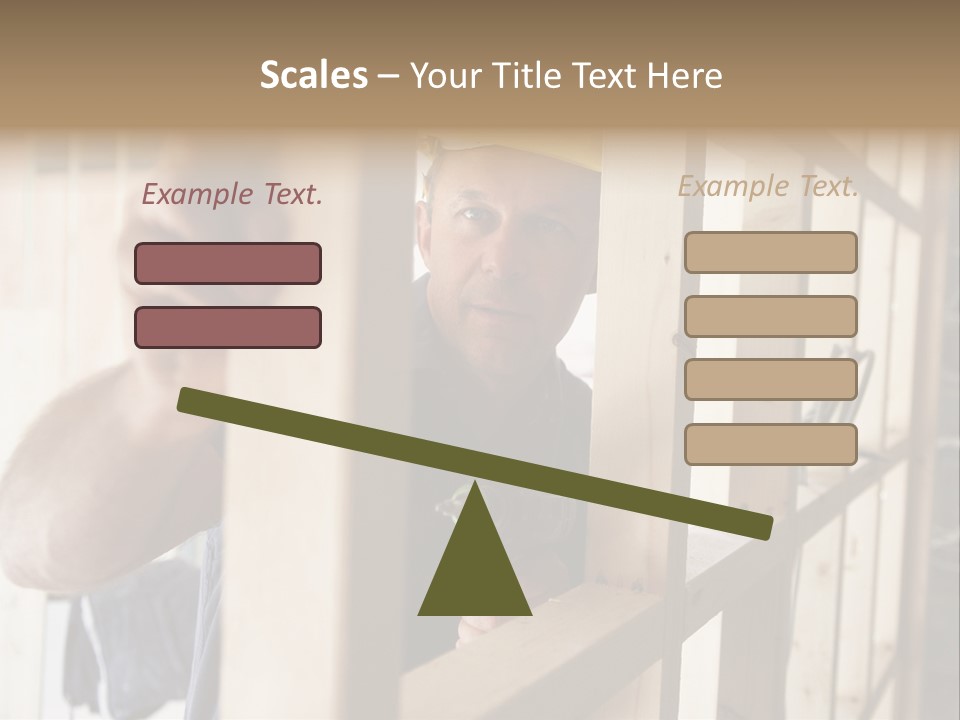 House Power Tool Male PowerPoint Template