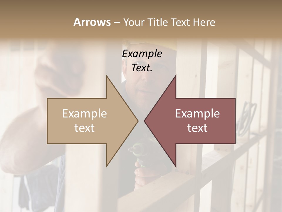 House Power Tool Male PowerPoint Template