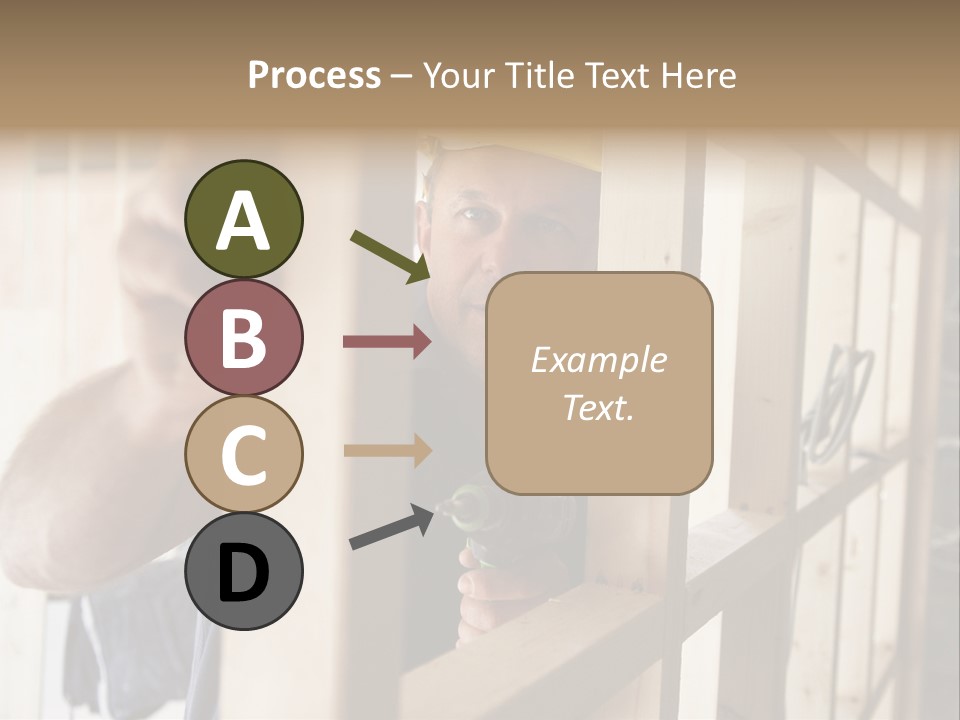 House Power Tool Male PowerPoint Template