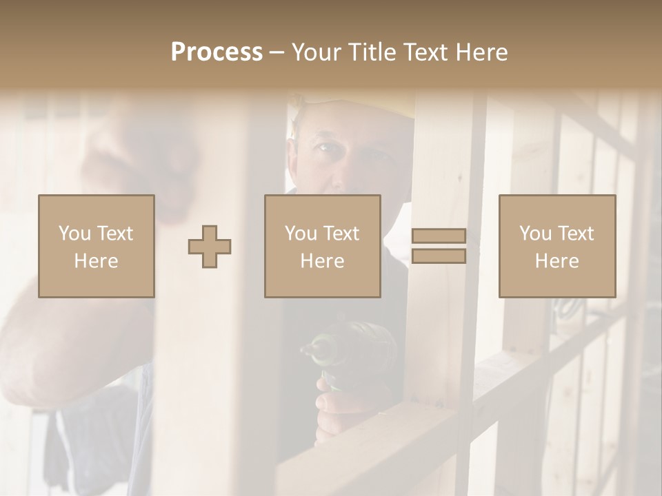House Power Tool Male PowerPoint Template