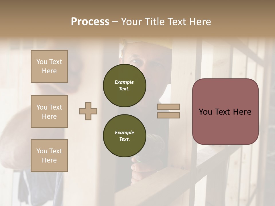 House Power Tool Male PowerPoint Template