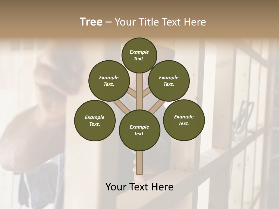 House Power Tool Male PowerPoint Template