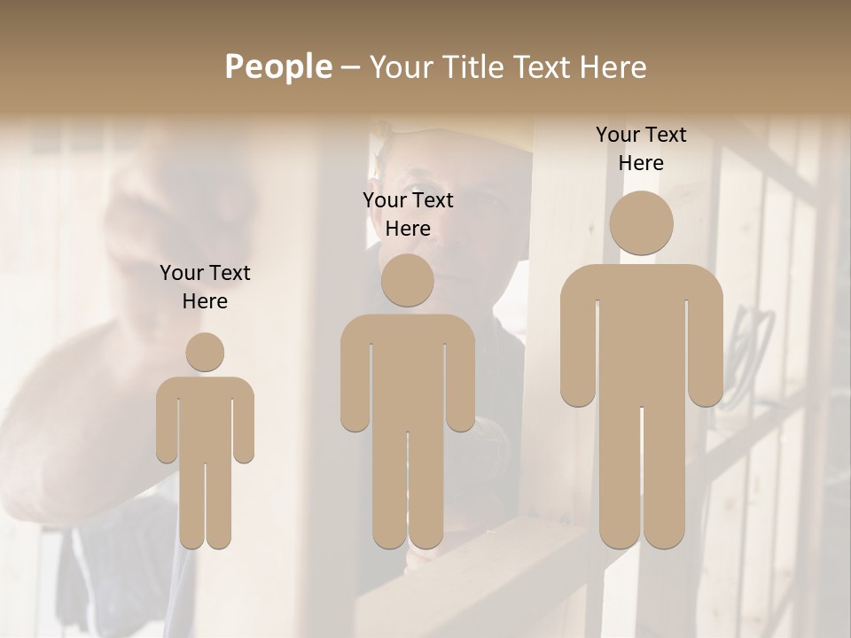 House Power Tool Male PowerPoint Template