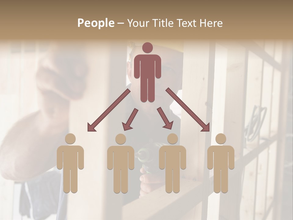 House Power Tool Male PowerPoint Template