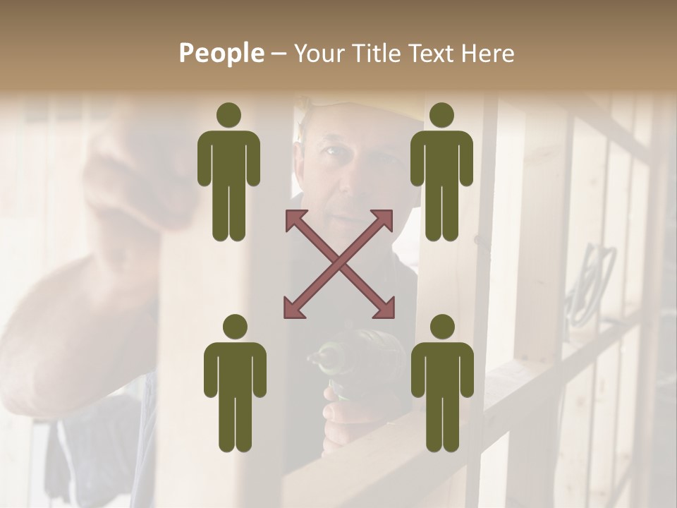 House Power Tool Male PowerPoint Template