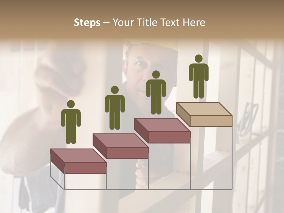 House Power Tool Male PowerPoint Template