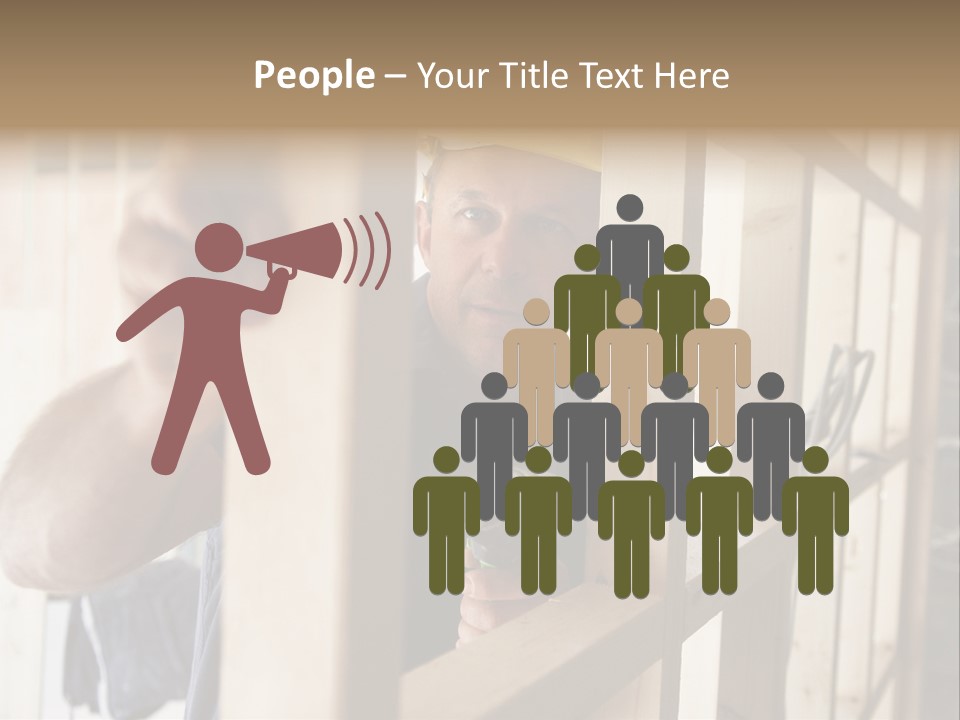 House Power Tool Male PowerPoint Template