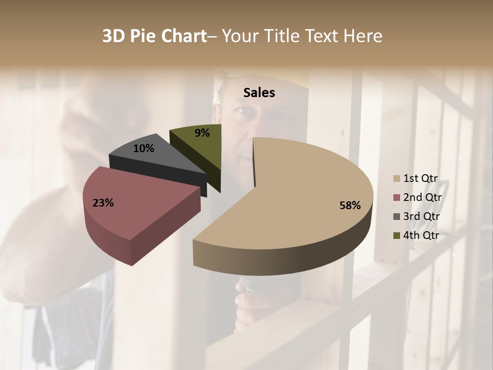 House Power Tool Male PowerPoint Template