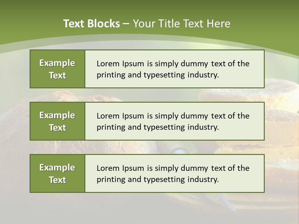 Portuguese Cheese Form PowerPoint Template