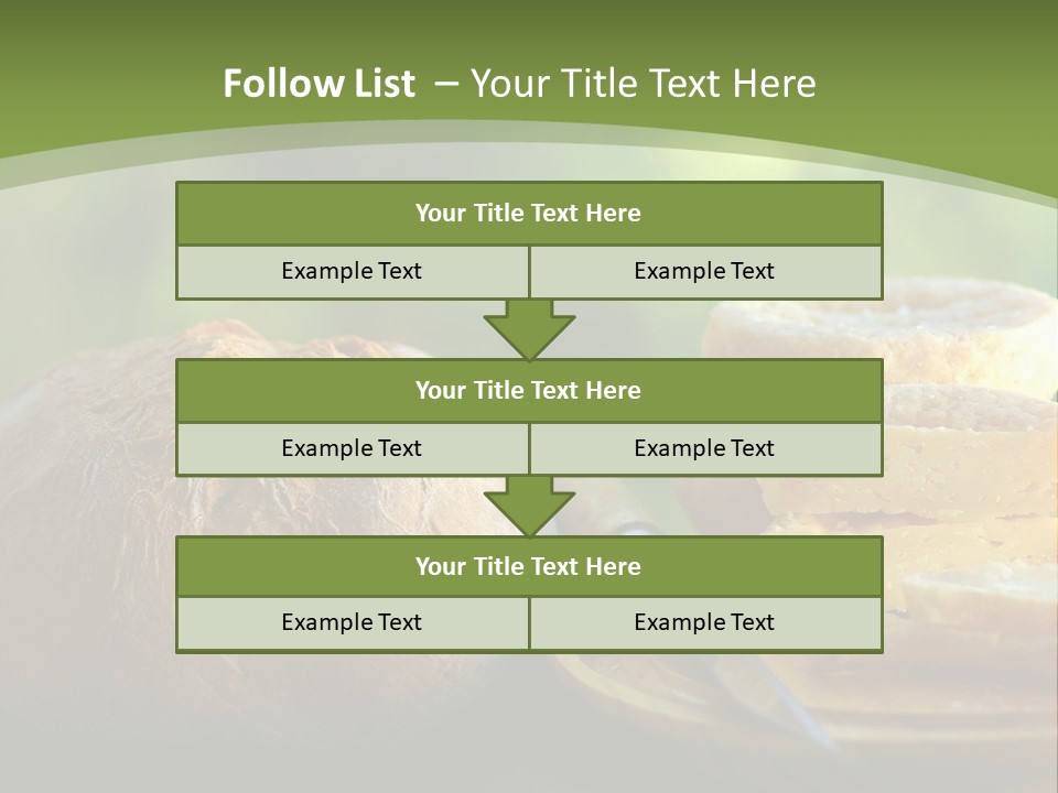 Portuguese Cheese Form PowerPoint Template