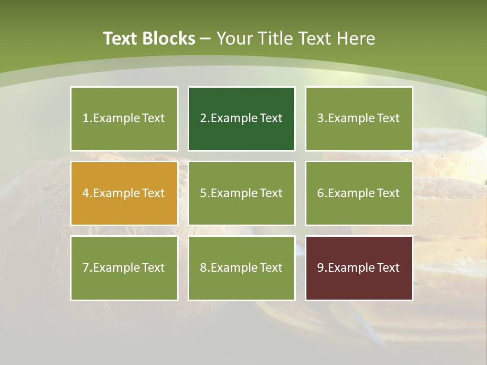Portuguese Cheese Form PowerPoint Template