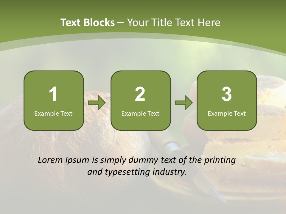 Portuguese Cheese Form PowerPoint Template
