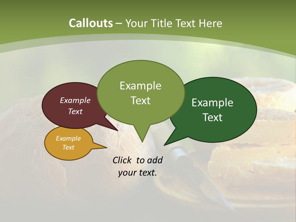 Portuguese Cheese Form PowerPoint Template