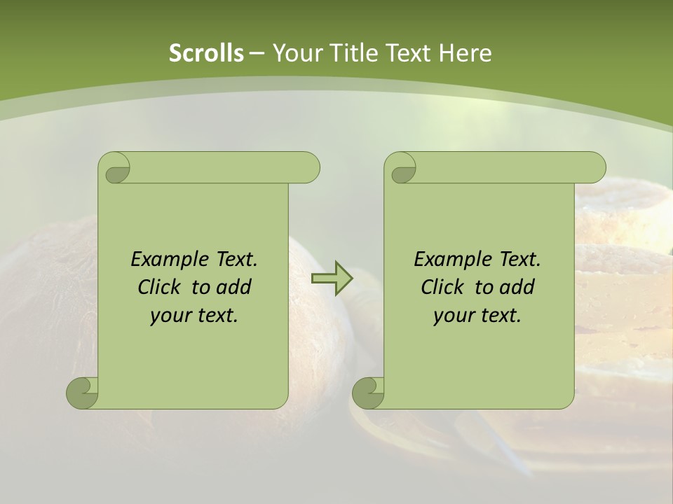 Portuguese Cheese Form PowerPoint Template