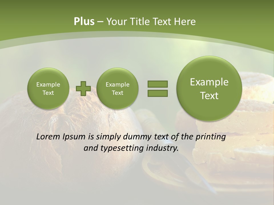 Portuguese Cheese Form PowerPoint Template