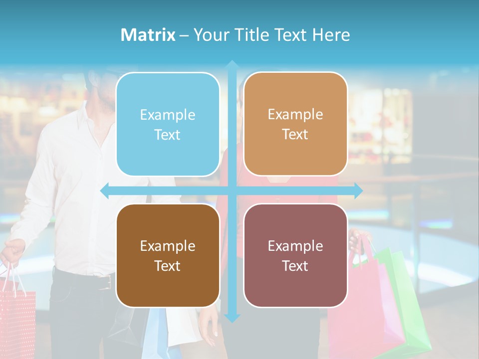 Young Store Consumerism PowerPoint Template