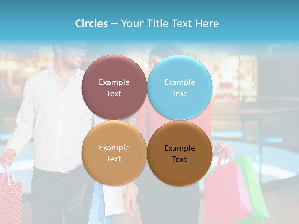 Young Store Consumerism PowerPoint Template