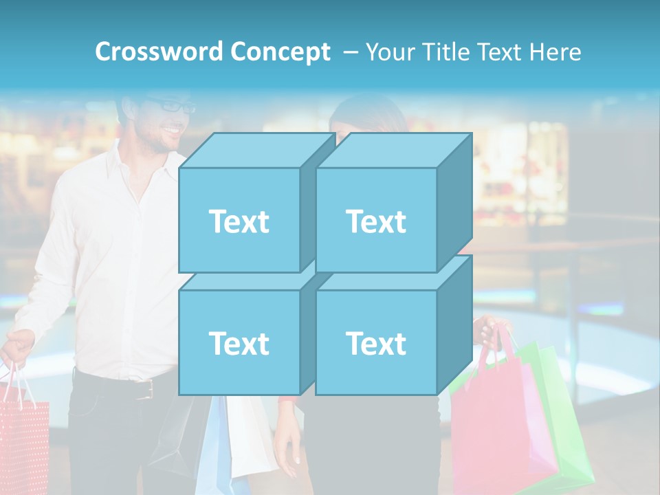Young Store Consumerism PowerPoint Template