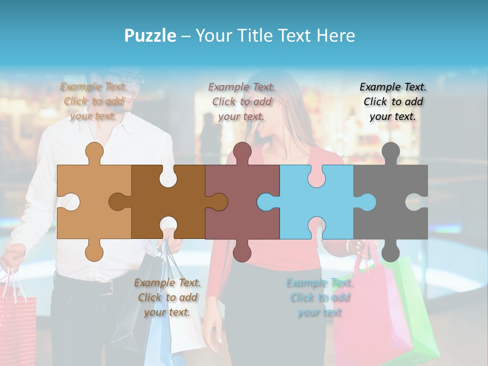 Young Store Consumerism PowerPoint Template