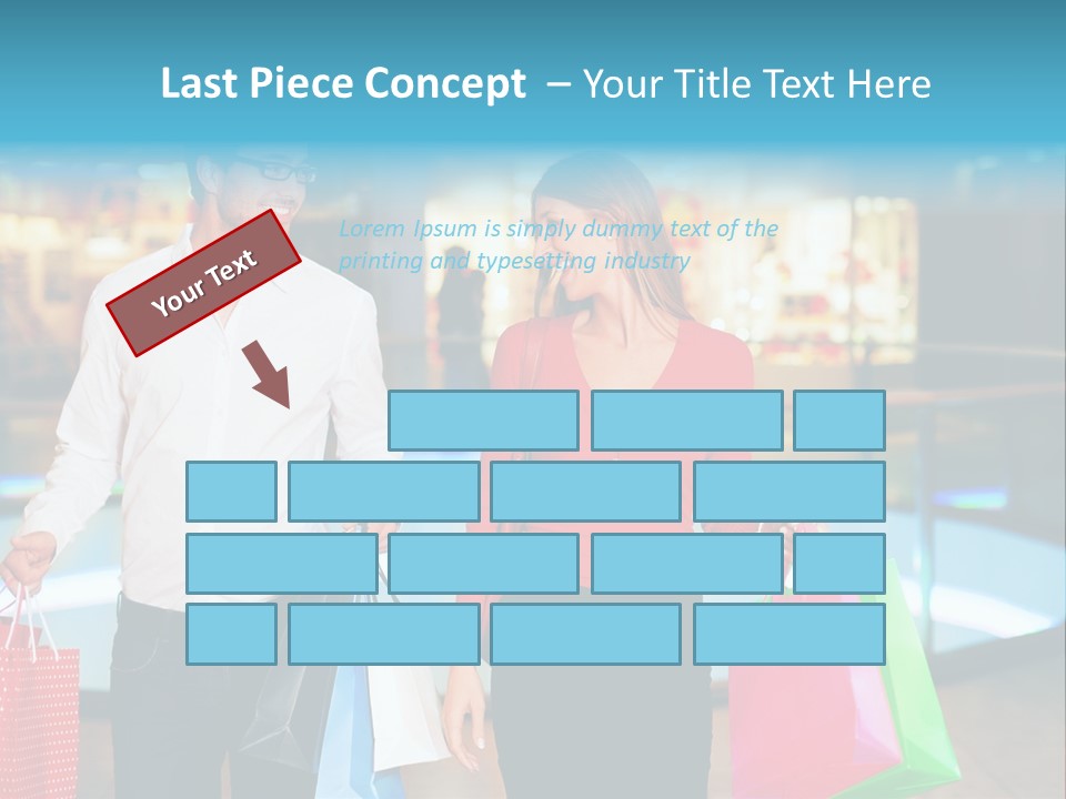 Young Store Consumerism PowerPoint Template